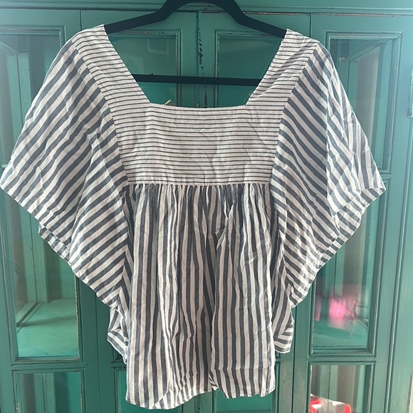 Madewell Butterfly Top - Striped Square Neck Blouse - sold out online - Picture 8 of 8
